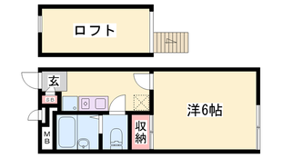 レオパレス翼Ⅵの物件間取画像